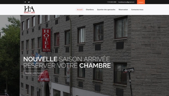 PY网站工作室 - PY Workshop案例-旅馆 Hotel des arts