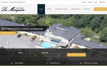 PY网站工作室 - PY Workshop案例-旅馆 Hotel La Marquise